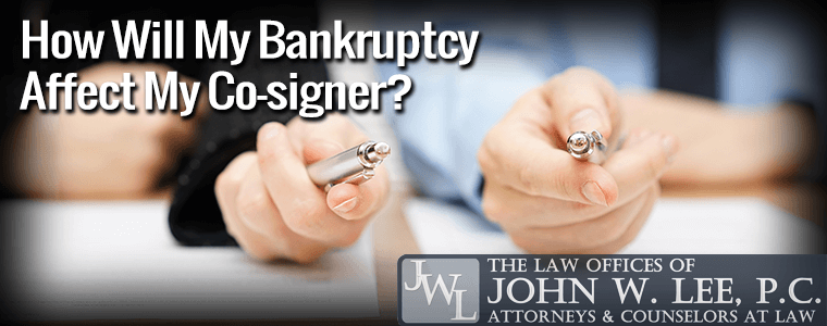 How Will My Bankruptcy Affect My Co-Signer?