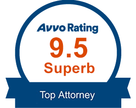 Avvo Rating Top Attorney - 9.5 out of 10